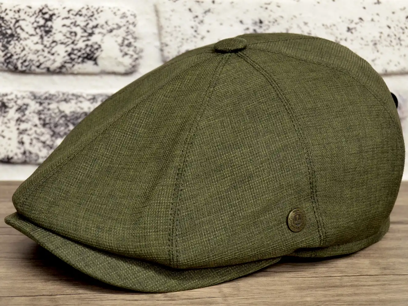 Pozze Lüx  Peaky Blinders Kasket - Haki Yeşil