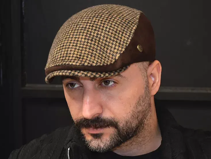 Kamel Kahve Kışlık Erkek Spor Kasket Şapka