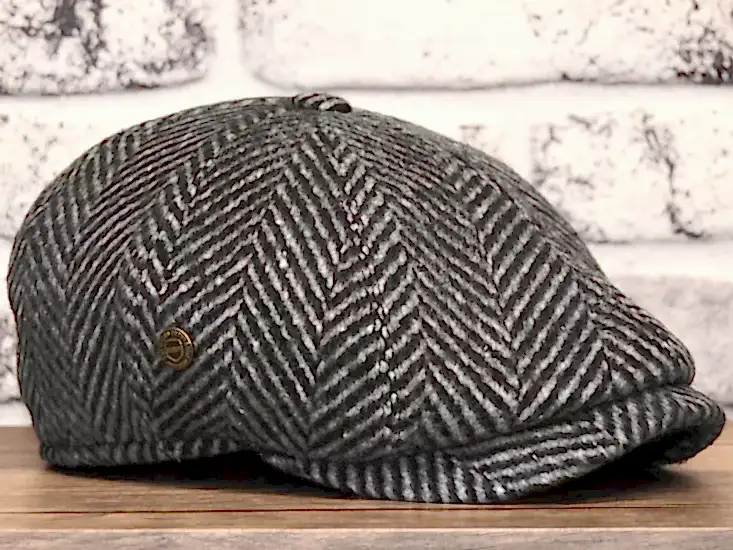 Pozze Kaşmir Geniş Balıksırtı İngiliz Peaky Kasket