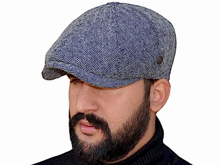 Pozze Kerem Peaky Blinders Stil Kışlık İngiliz Erkek Kasket Şapka
